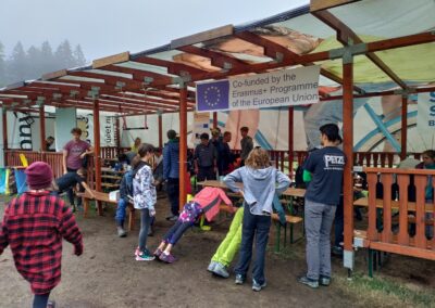 Erasmus plus nemzetközi ifjúsági sziklamászó tábor Kalamárka 2021